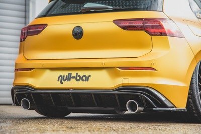 Diffuser Volkswagen Golf 8 Glans Zwart (GTI LOOK)