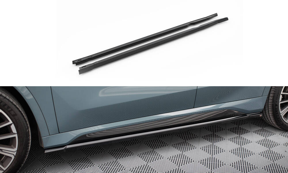 Zijskirts BMW X1 M Pakket U11 Maxton Glans Zwart