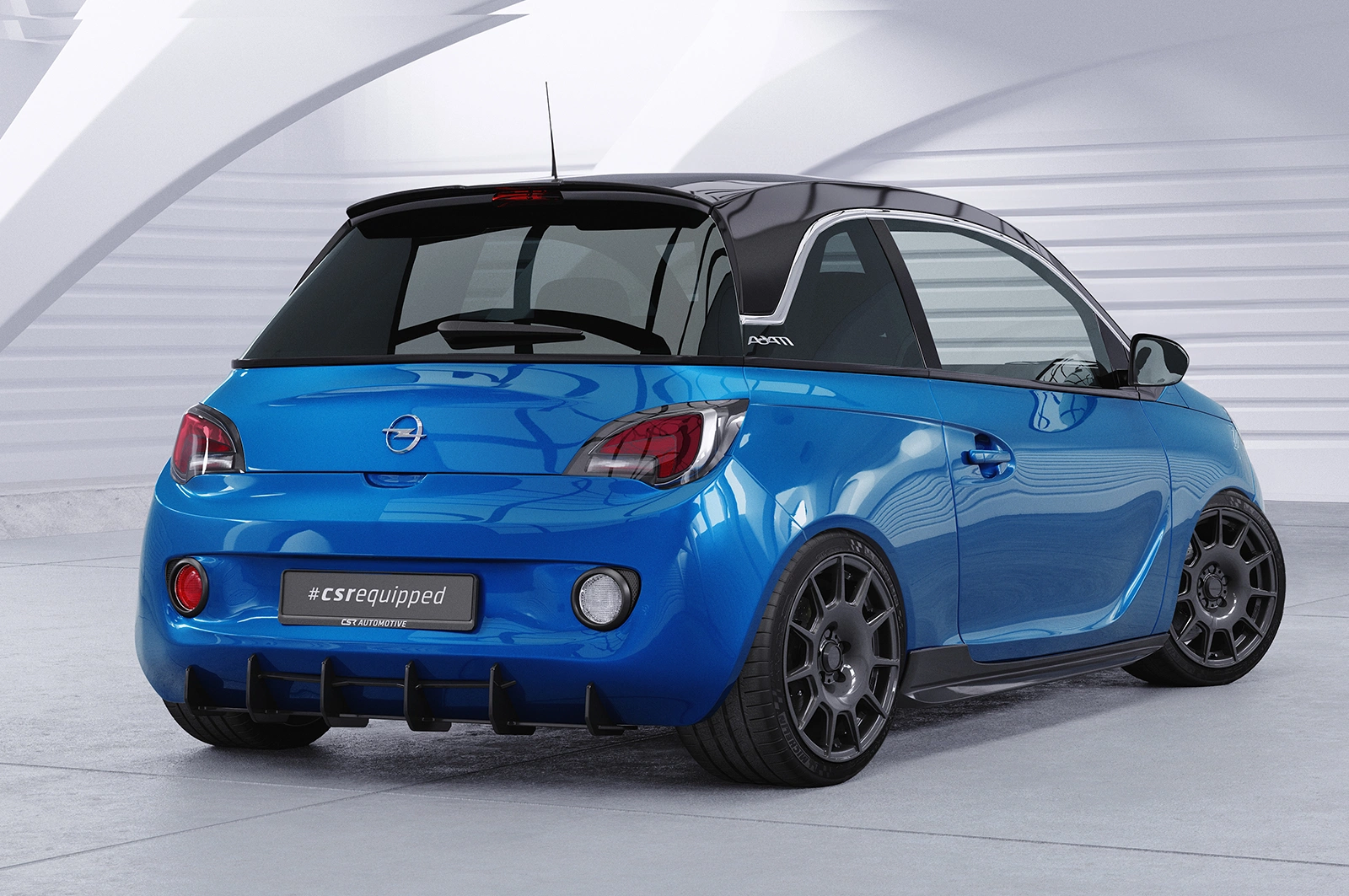 Achterspoiler Opel Adam (2012–05/2019) Glans Zwart – CSR Automotive