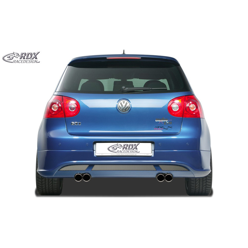 Achterskirt  Volkswagen Golf V Hatchback 3/5-deurs 2003-2008 'V2' (uitlaat links/rechts) excl. Variant/Plus (ABS)