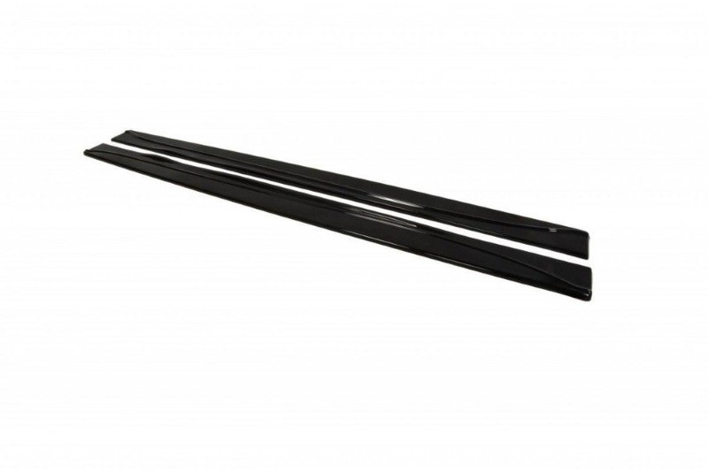 Zijskirts Diffusers JAGUAR XF X250 (FACELIFT) Glanzend Zwart