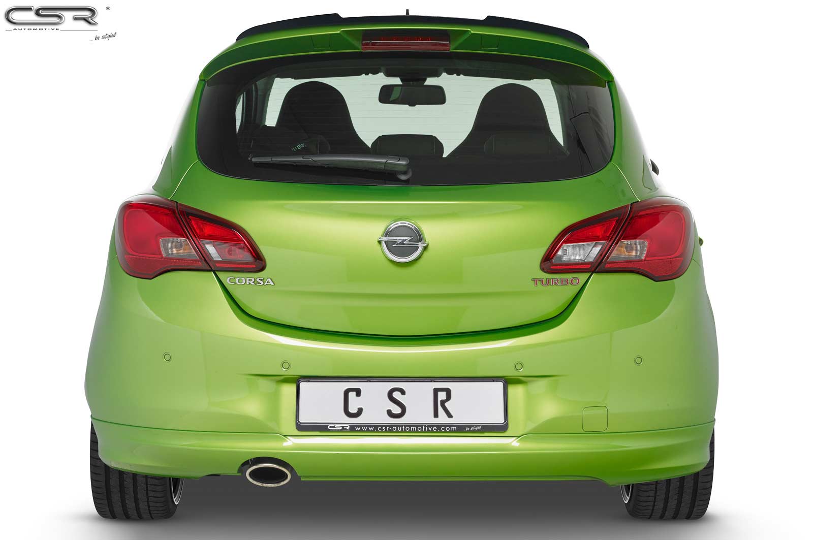 Achterspoiler Opel Corsa E OPC-Line glans zwart 2014–2019 van CSR Automotive