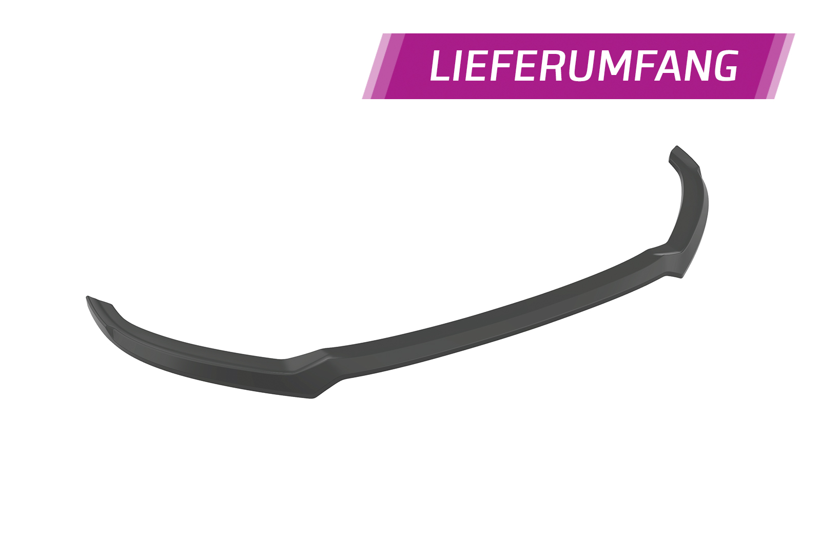 Voorspoiler Audi A3 S-Line / S3 8V CSR Glans Zwart