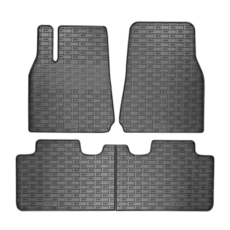 Rubber matten  Tesla Model Y 2020- (3-delig + montagesysteem)