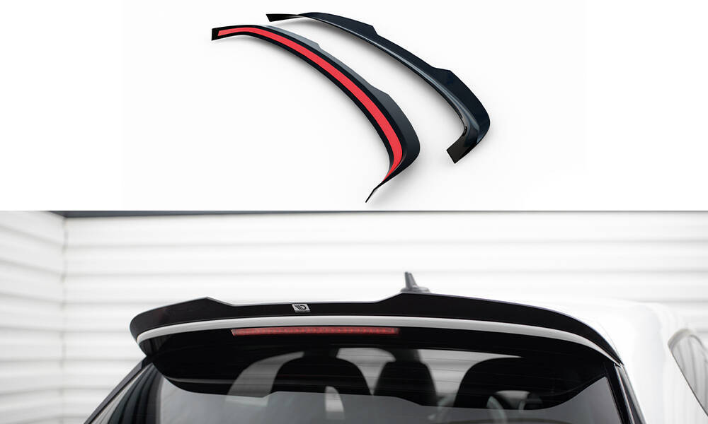 Spoiler Volkswagen Scirocco FL Maxton Glans Zwart