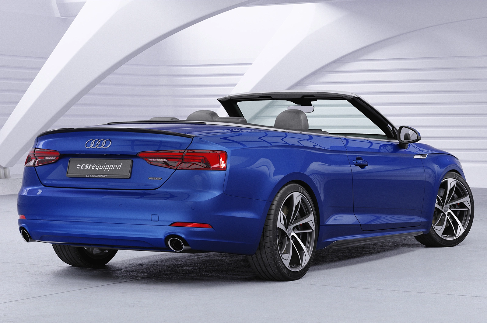 Achterspoiler Audi A5 / S5 / RS5 (F5) glans zwart