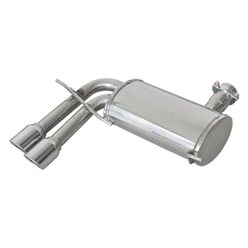 100% RVS Sportuitlaat  Audi A3 8P Sportback 2.0TDi (140pk) 2004-2008 2x80mm X-Race
