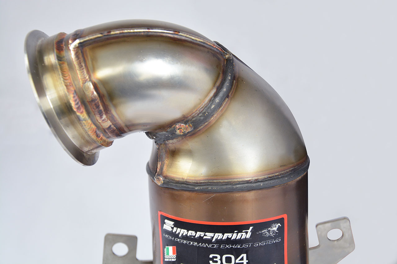 AUDI A3 8V Cabrio 1.8 TFSI (180 Hp) 2012 -> 2015 Turbo downpipe kit + Metallic catalytic converter W