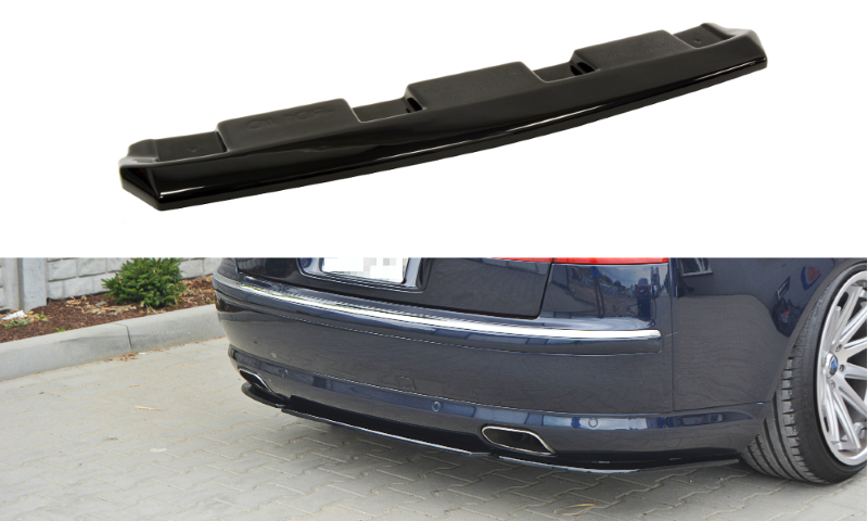Diffuser Audi A8 D3 (Zonder Verticale Bar) Maxton Glanzend Zwart