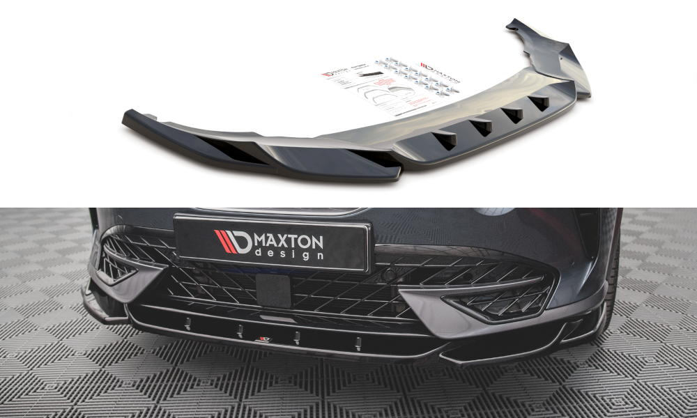 Voorspoiler V.1 Cupra Formentor Maxton Glans Zwart
