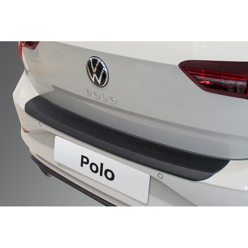 ABS Achterbumper beschermlijst  Volkswagen Polo VI 5-deurs Facelift 2021- Zwart