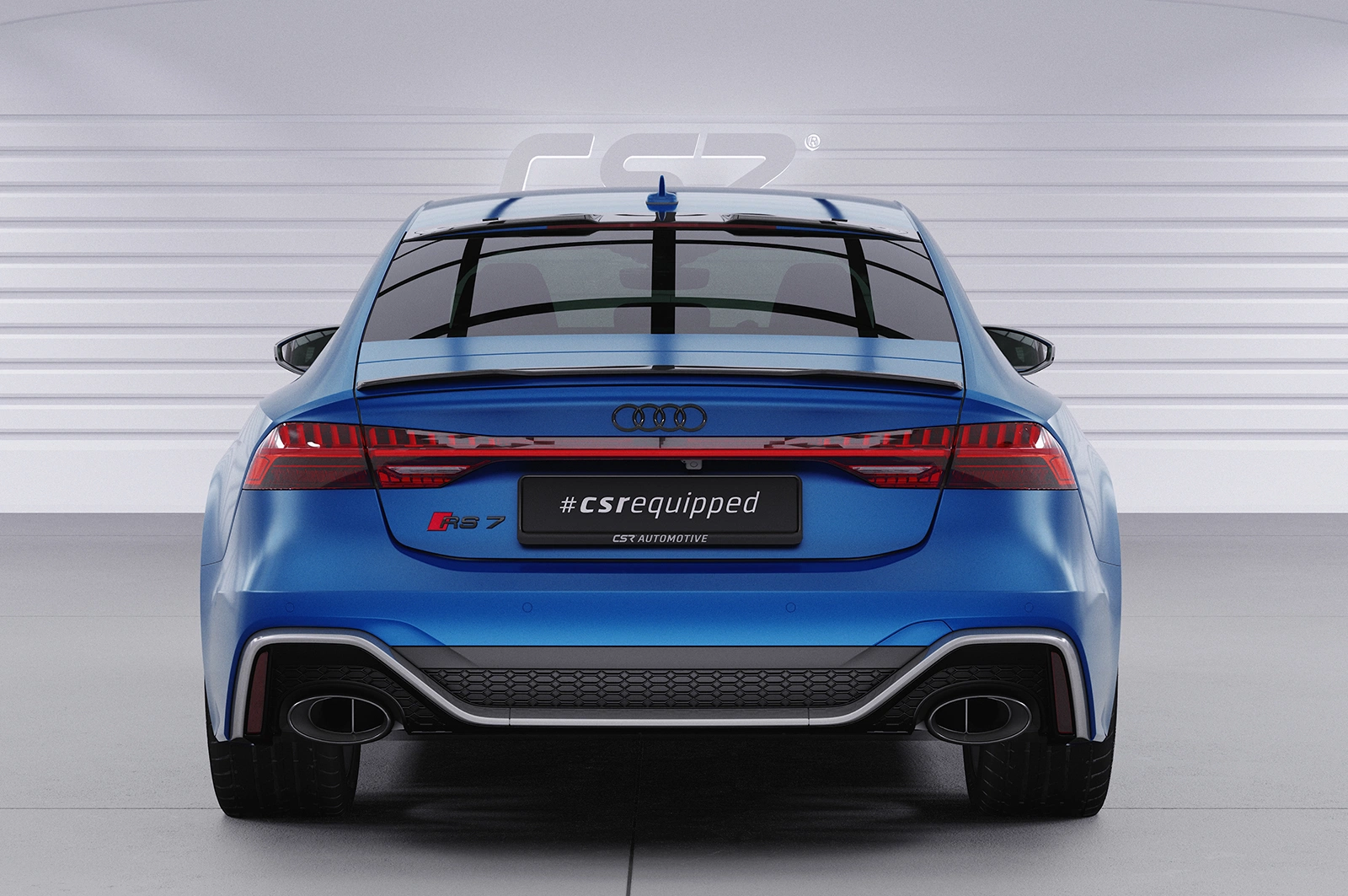 Achterspoiler Audi A7/S7/RS7 (C8) Sportback Glans Zwart van CSR Automotive (2018-)