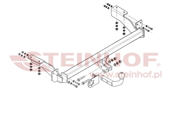 Trekhaak Peugeot 307 3/5D 2001-06/2005