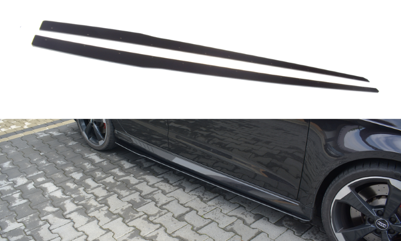 Zijskirts Diffuser V.1 Audi RS3 8V FL Sportback