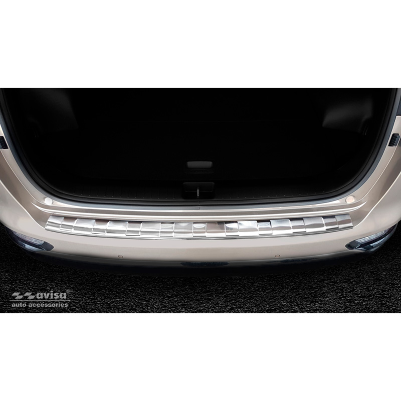 RVS Achterbumperprotector  Kia Sportage IV Facelift 2018-2021 'Ribs'