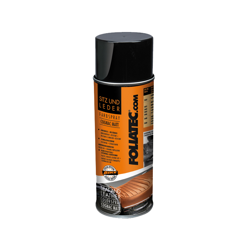 Foliatec Seat & Leather Color Spray - mat cognac 1x400ml
