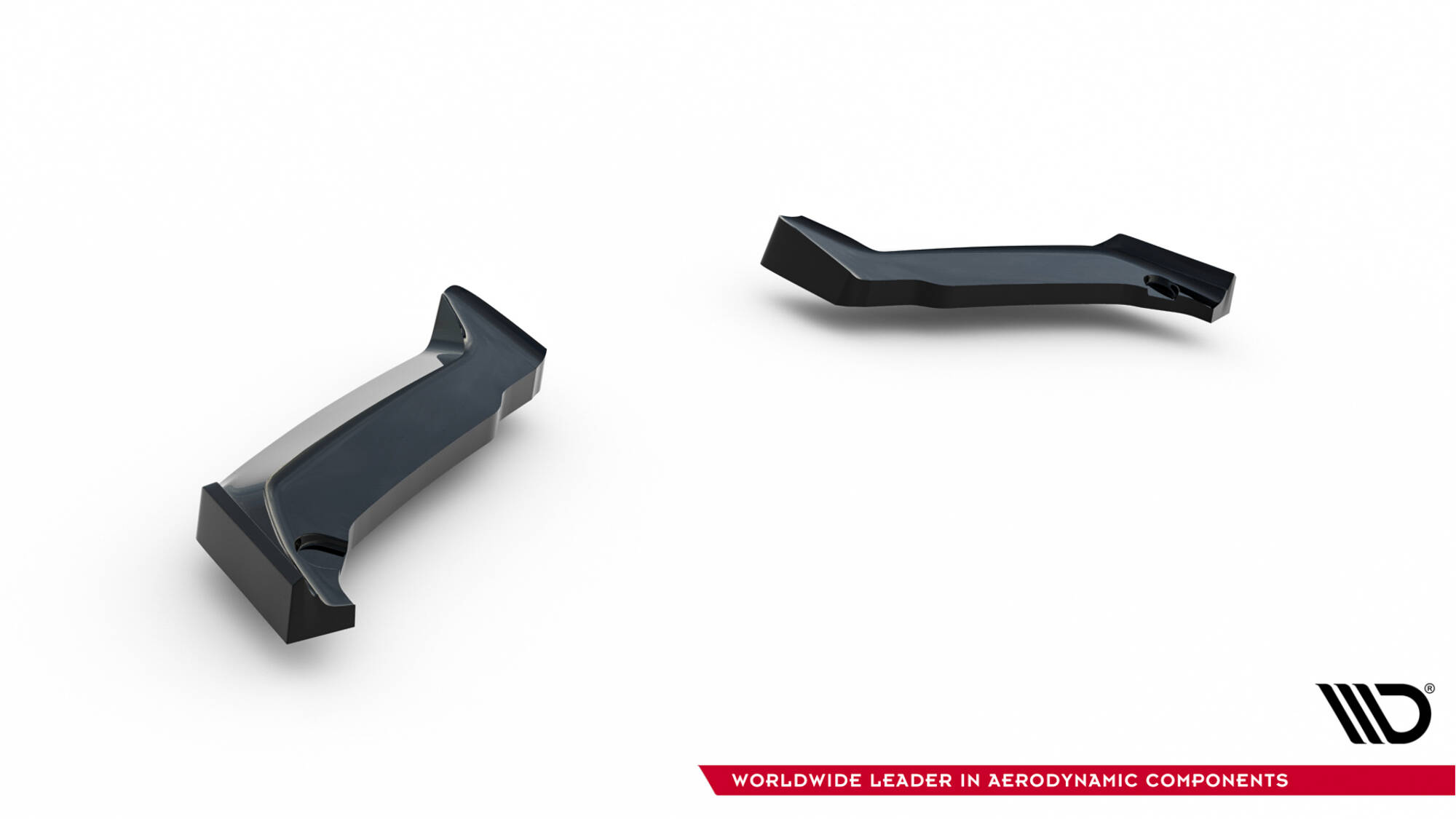 Achterzij spoilers Toyota GR Yaris MK4 Facelift Maxton Glanzend zwart