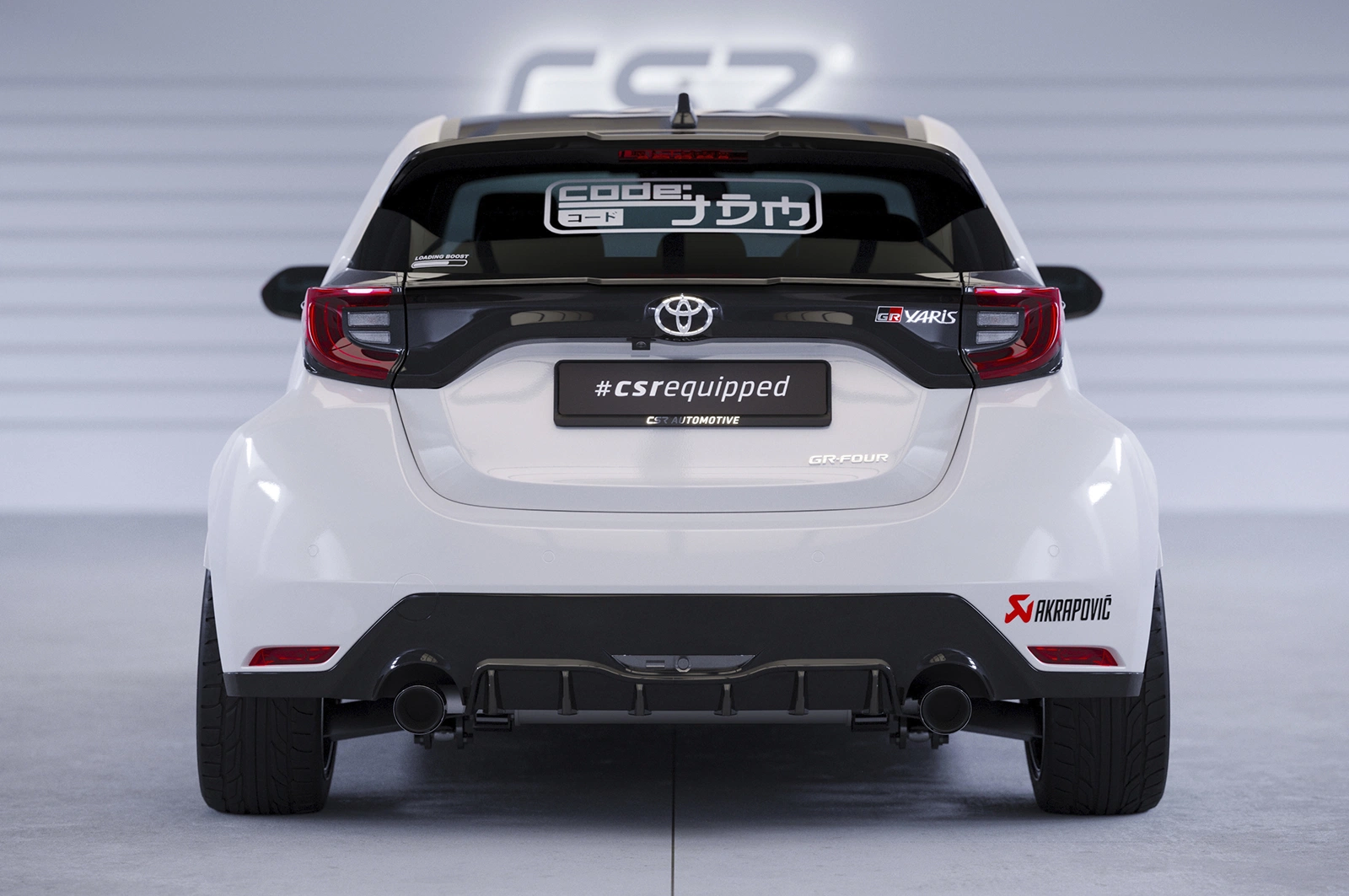 Achterspoiler Toyota GR Yaris (XP21) Glans Zwart – CSR Automotive