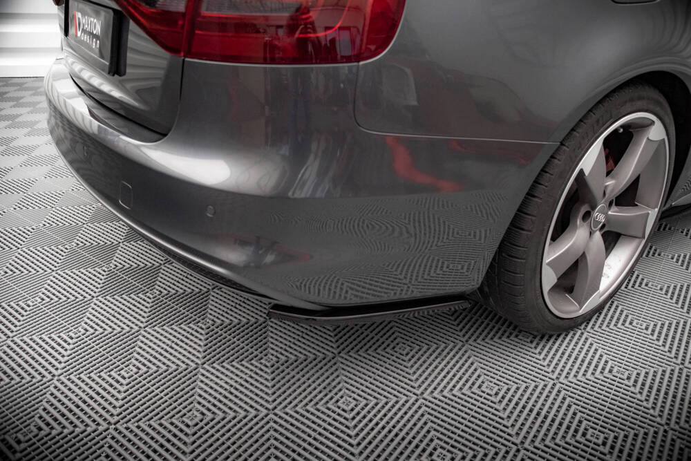Zijdiffuser V.2 Audi A4 S-Line Avant B8 FL Maxton Glans Zwart
