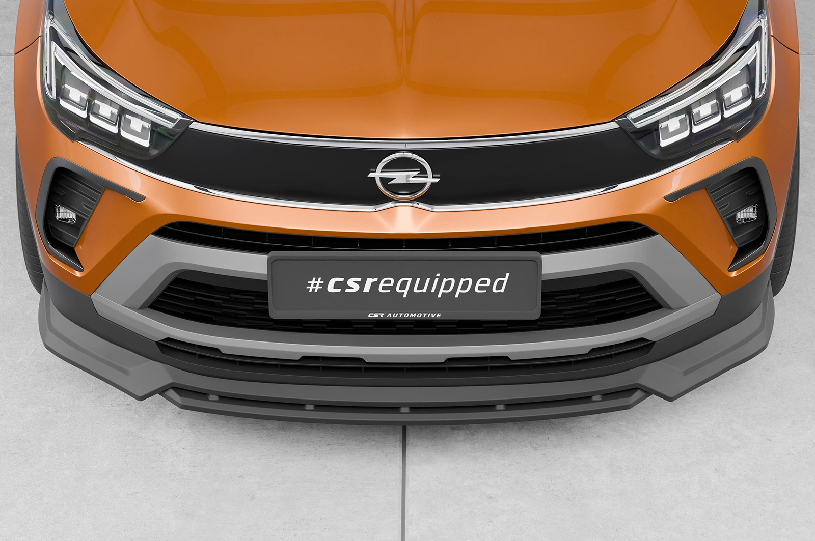 Voorspoiler Opel Crossland Glans Zwart (2020–) CSR