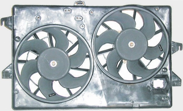 Radiator FAN COMPLEET MONDEO 00-01 DUBBELE FAN ALLEEN HANDGESCHA