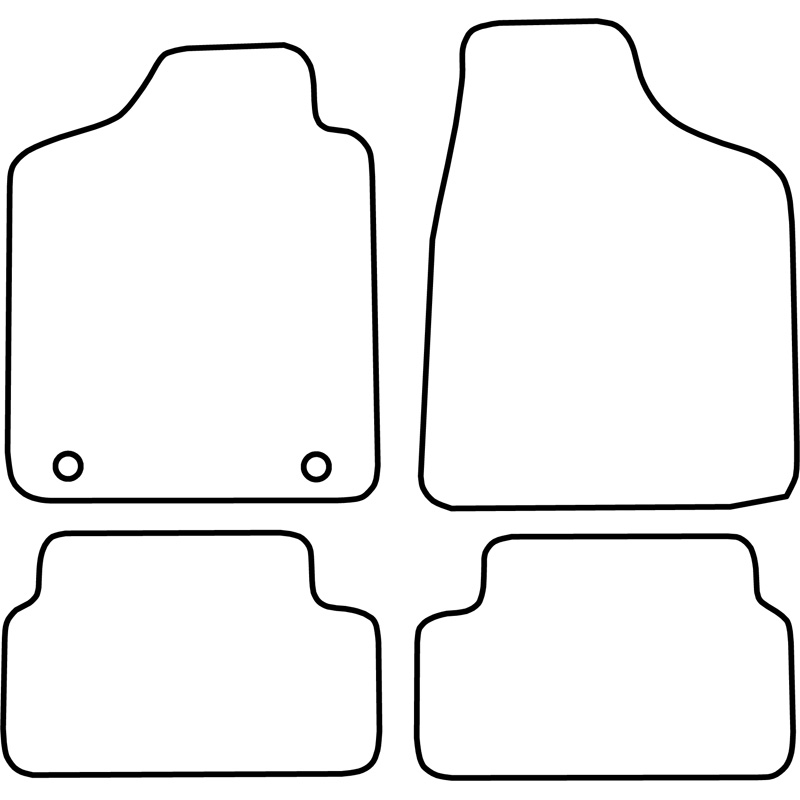 Automatten Fiat Panda