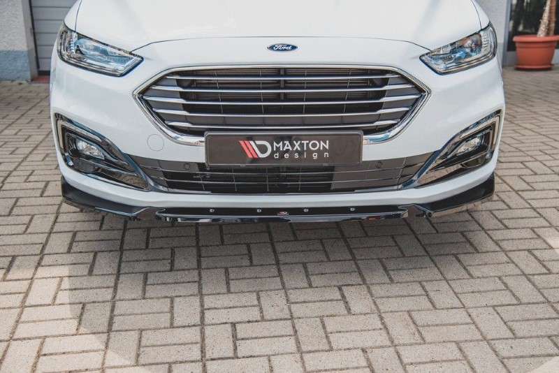 Voorspoiler Ford Mondeo Mk5 Facelift Glanzend Zwart