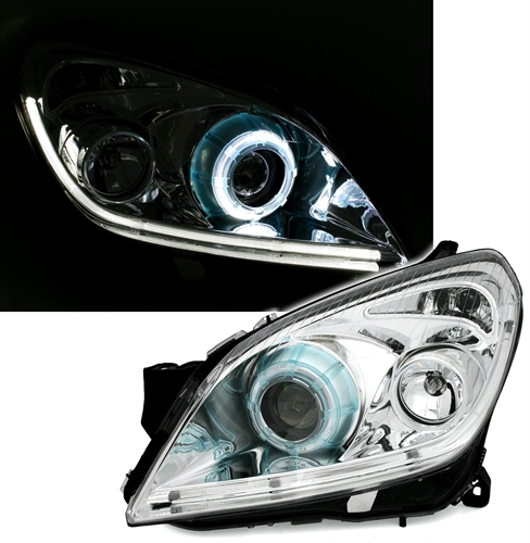 Faros Opel Astra H Dayline Los ojos del Diablo negro