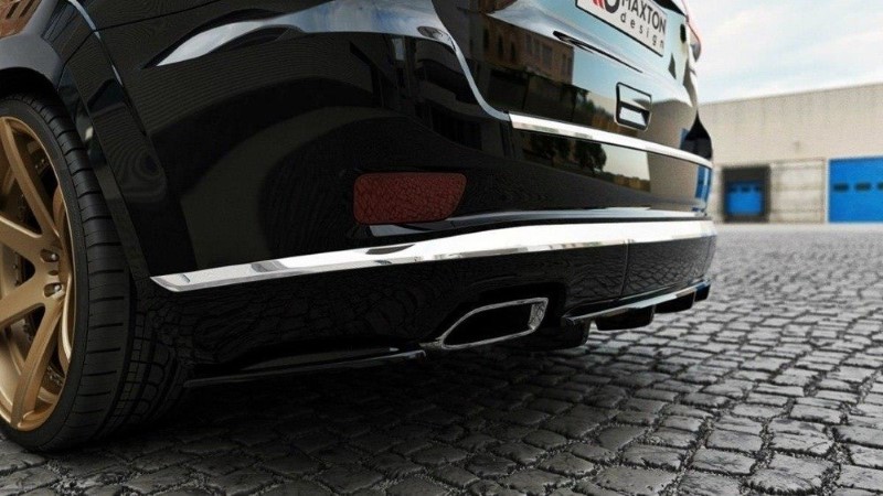 Achterzij Spoilers Jeep Grand Cherokee WK2 Summit Facelift Glanzend Zwart