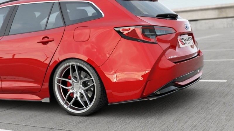 Zij Splitters Toyota Corolla XII Touring Sports Glans Zwart