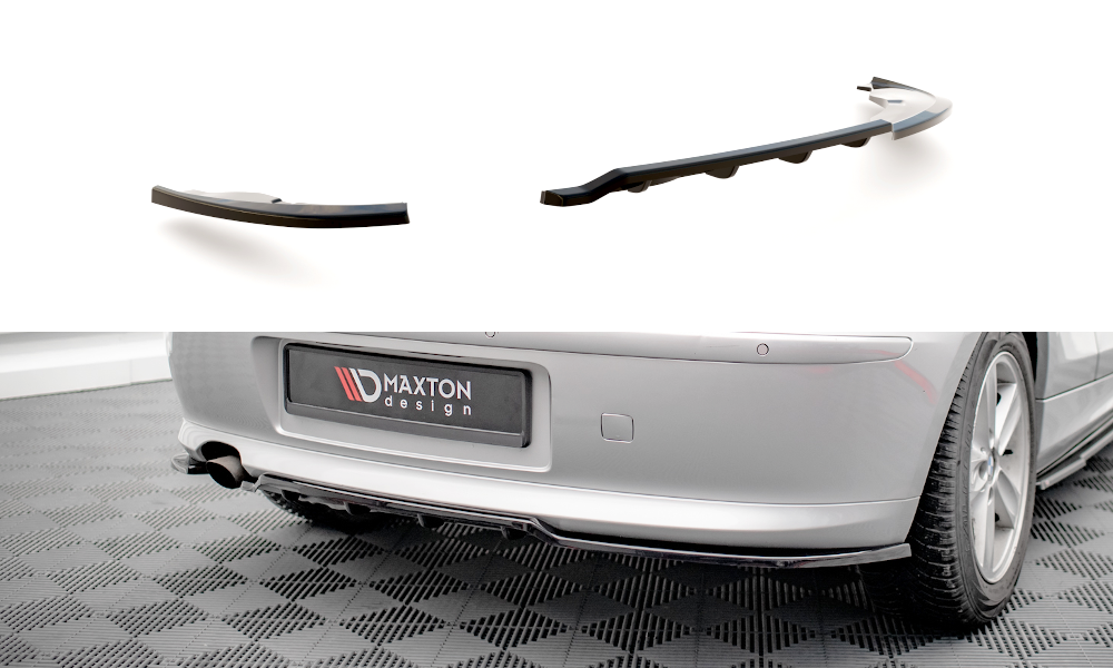 Diffuser BMW 1 Serie E87 FL Maxton Glans Zwart