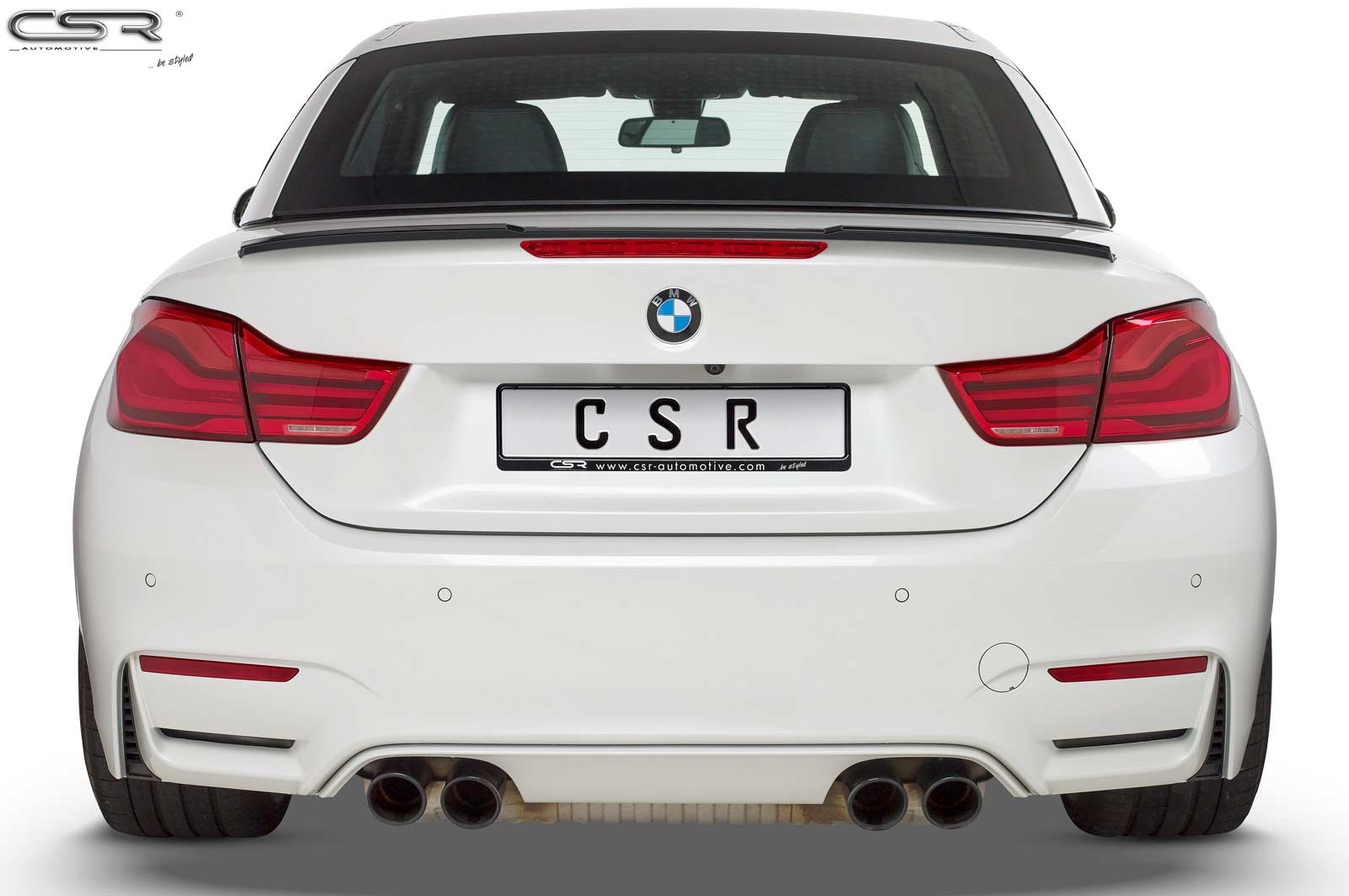 Achterspoiler BMW 4er F33 / M4 F83 Cabrio (2014–) Glans Zwart – CSR Automotive