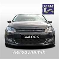 Embleemloze grill Polo 6R zwart/chroom