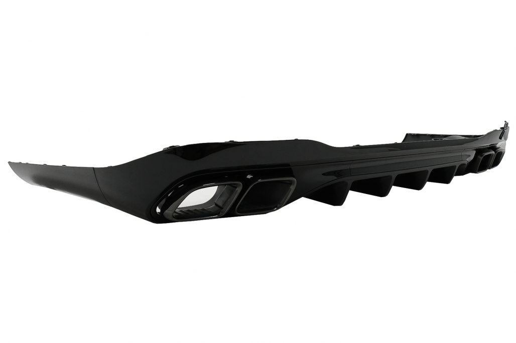 Diffuser Mercedes C Klasse W206 S206 63 AMG Look Zwart