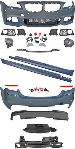 Bumperset M-Tech BMW 5 Serie Type F10 Vanaf 2010