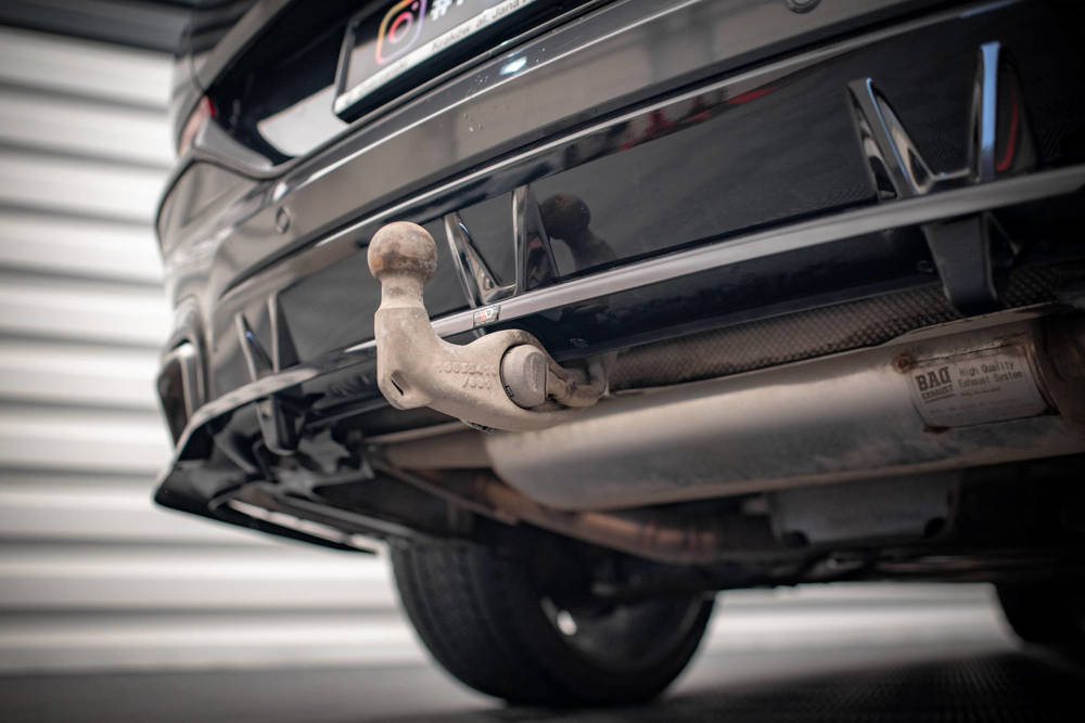 Diffuser V.3 BMW X6 M-pakket G06 Maxton Glans Zwart
