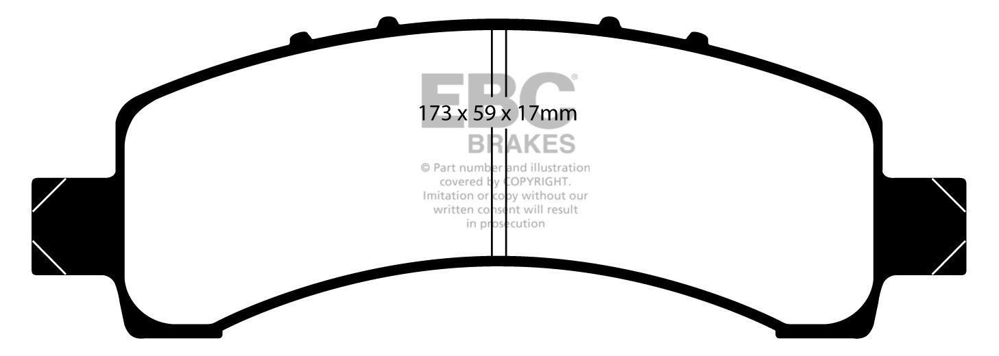 EBC Brakes GMC Yukon/Yukon Denali 5.3 (2WD) 2003-2006 Remblokken