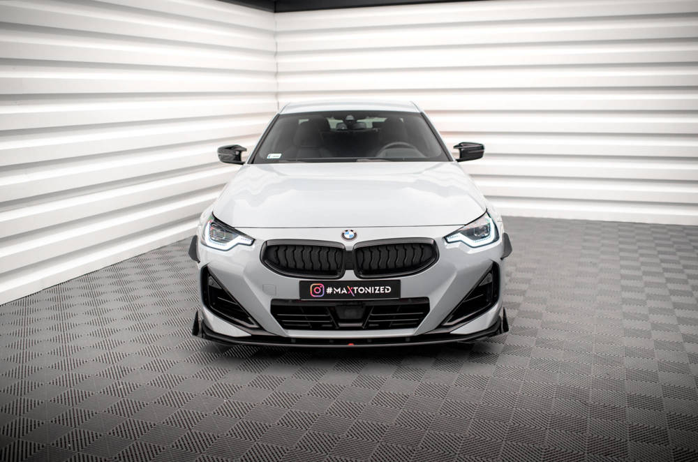 Voorspoiler met Canards Street Pro BMW 2 Serie G42 Coupe M Pakket & M240i Maxton