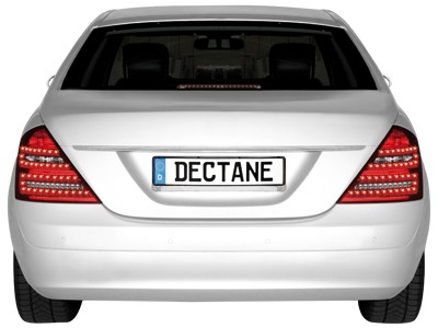 Taillights LED Mercedes S-klasse W221 red/clear