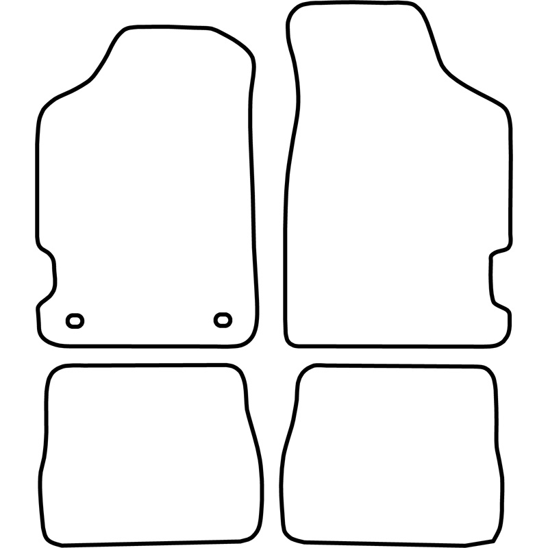 Automatten Peugeot 106 00-