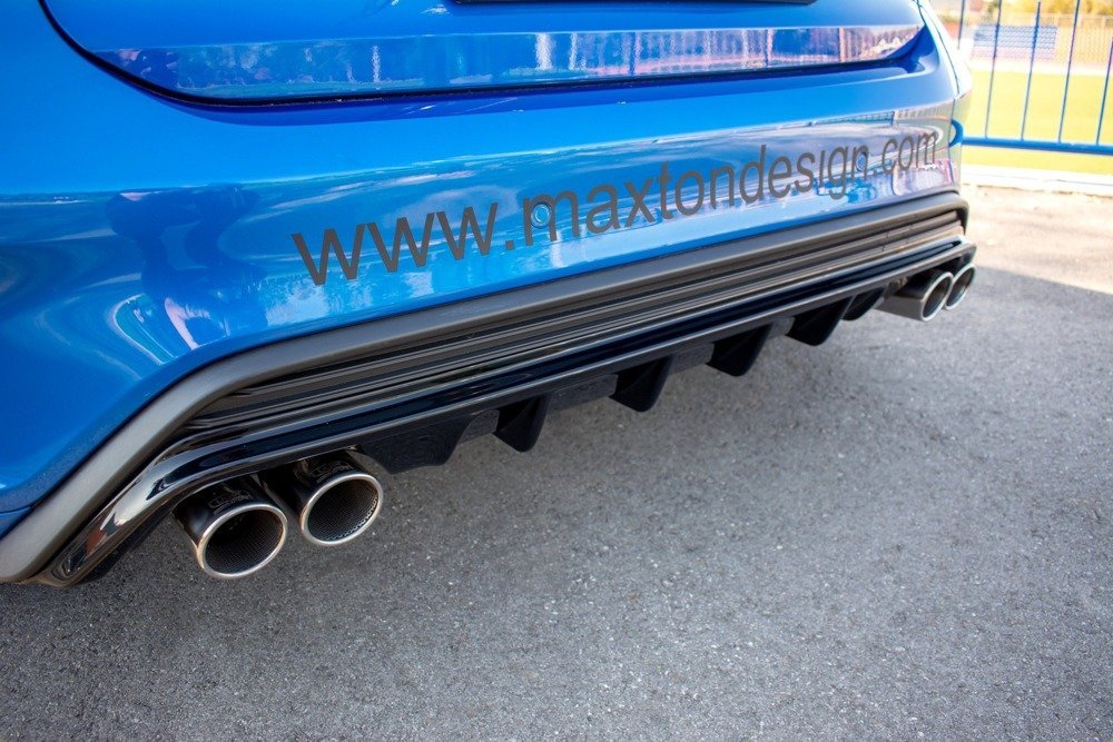 Diffuser Ford Focus MK4 ST-Line Glans Zwart