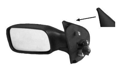 spiegel, bol glas, 5 drs, rechts Fiat Punto, 1993-1999