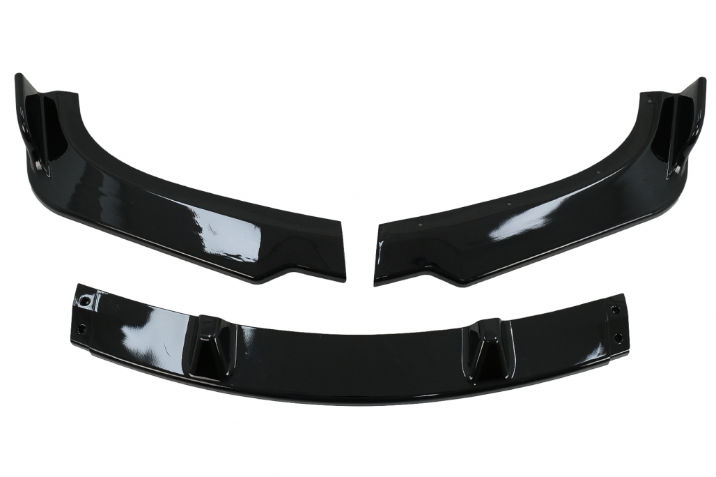 Voorspoiler BMW 3 Series E90 E91 LCI (2008-2011) Glans Zwart