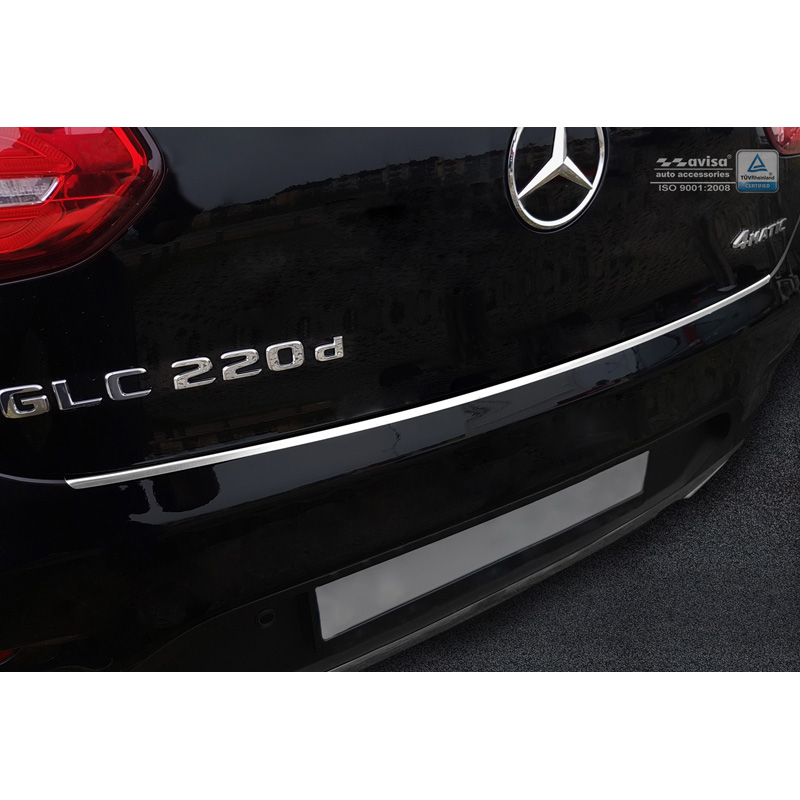 RVS Achterbumperprotector Mercedes GLC 2016- 'Ribs'