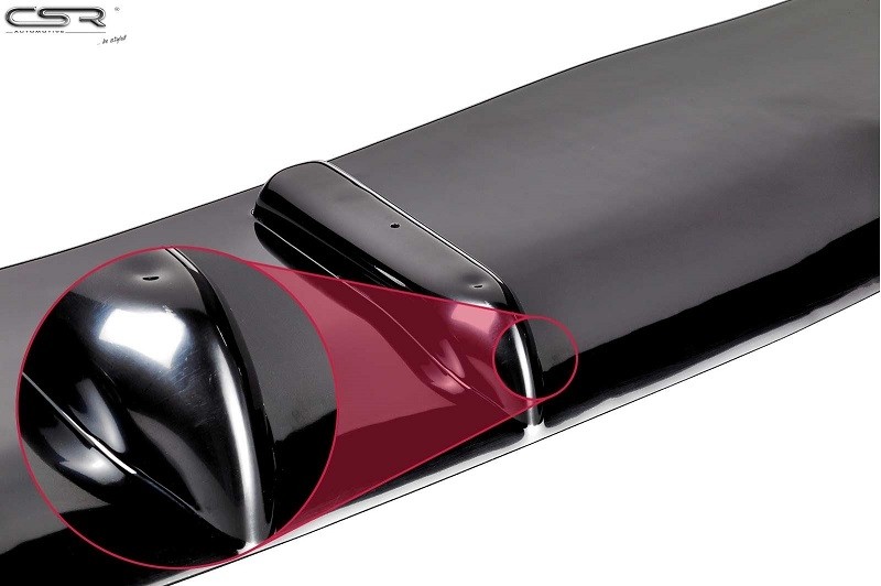 Cupspoilerlip Audi TT RS 8J zwart glans