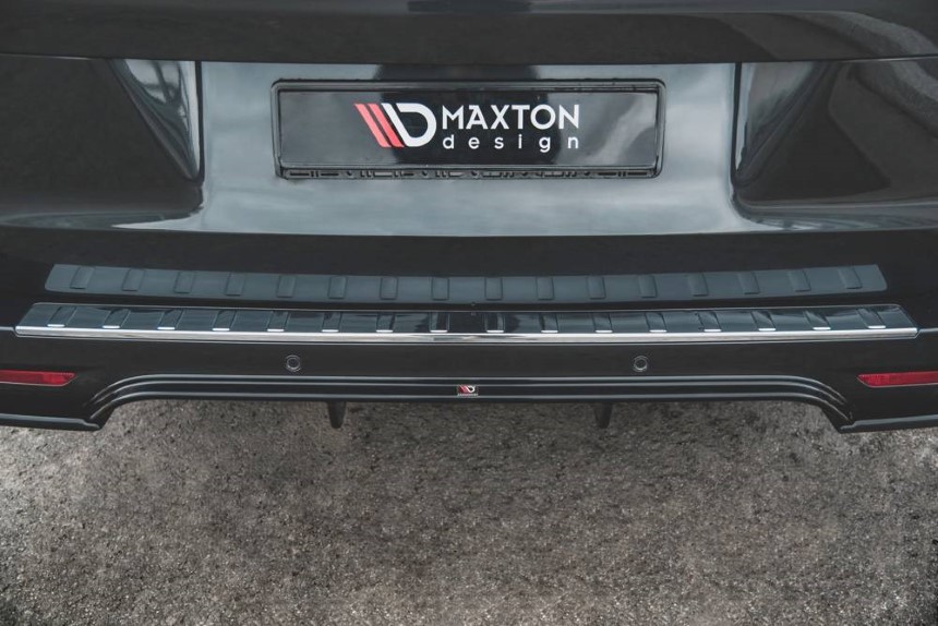 Diffuser Mercedes V-Klasse W447 AMG-Line Maxton Design glans zwart