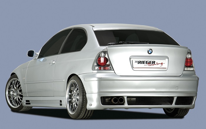 Achterbumperaanzet BMW E46 compact Rieger