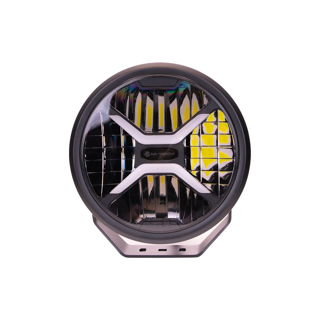 7" 80W 8 LED Spot Schijnwerper Zwart