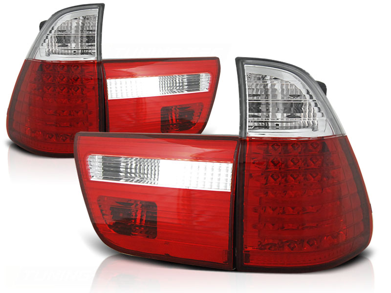 Luces traseras BMW X5 98-03 LED rojo/blanco