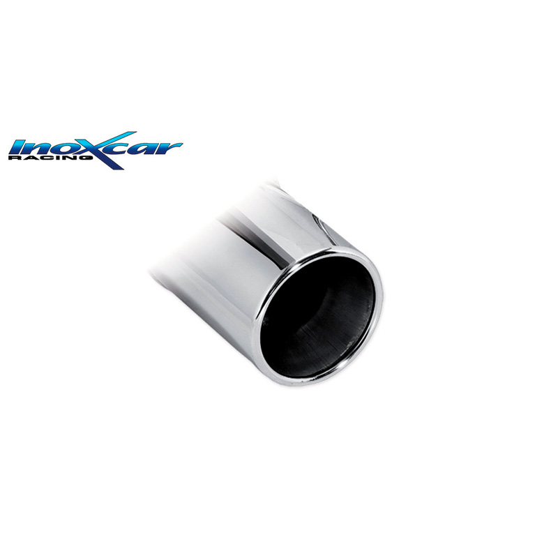 100% RVS Dubbele Sportuitlaat  Subaru Forester 2.0 150pk 2008-2013 Links/Rechts 80mm